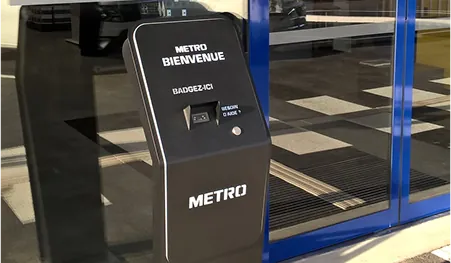 Borne d’autorisation d’entrée